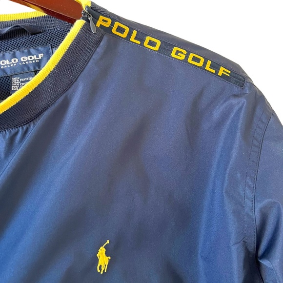 Ralph Lauren Polo Golf Nylon Pullover Windbreaker/Jacket In Navy Size M - Picture 5 of 14